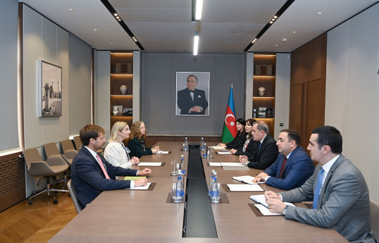 Ceyhun Bayramov ABŞ Dövlət Departamentinin baş müşavirini qəbul edib