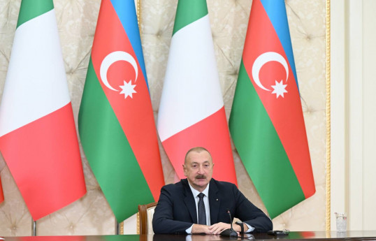 Prezident İlham Əliyev: Azərbaycan və İtaliya əsl strateji tərəfdaşlardır