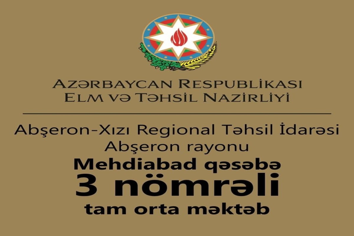 Mehdiabadda qəzalı məktəbdə tədris dayandırılıb, şagirdlər başqa müəssisəyə köçürülür
