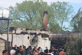 Masallıda ev yanıb, baba və nəvə ölüb - YENİLƏNİB  - FOTO 