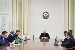 Prezident TDT-yə üzv dövlətlərin hökumət başçılarının görüşünün iştirakçılarını qəbul edib - FOTO  - YENİLƏNİB 