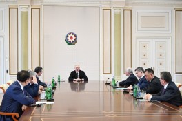 Prezident TDT-yə üzv dövlətlərin hökumət başçılarının görüşünün iştirakçılarını qəbul edib - FOTO  - YENİLƏNİB 