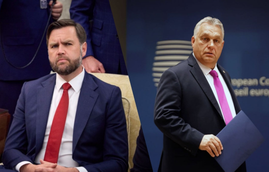 ABŞ-ın Vitse-prezidenti Ceyms Devid Vens, Macarıstanın Baş naziri Viktor Orban
