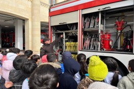 Dövlət Yanğından Mühafizə Xidməti “açıq qapı günü” tədbiri keçirib