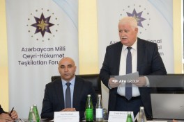 Mina təhlükəsinə qarşı birgə fəaliyyət mövzusunda ictimai müzakirə keçirilib - FOTO 