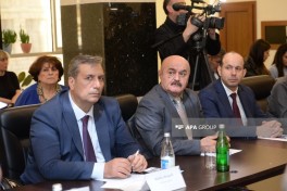 Mina təhlükəsinə qarşı birgə fəaliyyət mövzusunda ictimai müzakirə keçirilib - FOTO 