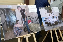 Mina təhlükəsinə qarşı birgə fəaliyyət mövzusunda ictimai müzakirə keçirilib - FOTO 