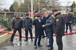 Kəmaləddin Heydərov Keşlədə görülən təhlükəsizlik tədbirləri ilə yerində tanış olub - VİDEO  - FOTO 