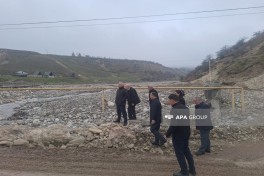 ​​​​​​​Qusarda leysan yol-körpü infrastrukturuna ziyan vurub - FOTO 