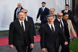 Prezident İlham Əliyevin Tbilisidə rəsmi qarşılanma mərasimi olub - YENİLƏNİB  - FOTO 