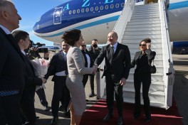Prezident İlham Əliyev Gürcüstana dövlət səfərinə gəlib