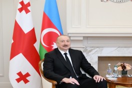 Prezident İlham Əliyevin İrakli Kobaxidze ilə təkbətək görüşü olub