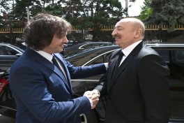 Prezident İlham Əliyevin İrakli Kobaxidze ilə təkbətək görüşü olub