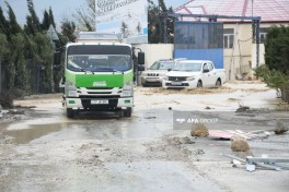 FHN Xızıda Sitalçay kəndində təxliyə işləri aparır - FOTO 