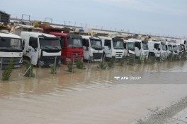 FHN Xızıda Sitalçay kəndində təxliyə işləri aparır - FOTO 