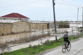 FHN Xızıda Sitalçay kəndində təxliyə işləri aparır - FOTO 