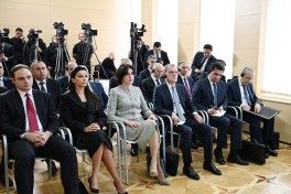 Prezident İlham Əliyev və Baş nazir İrakli Kobaxidze mətbuata bəyanatlarla çıxış ediblər - YENİLƏNİB-1  - VİDEO 