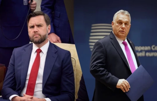 ABŞ-ın vitse-prezidenti Cey Di Vens və Macarıstanın Baş naziri Viktor Orban