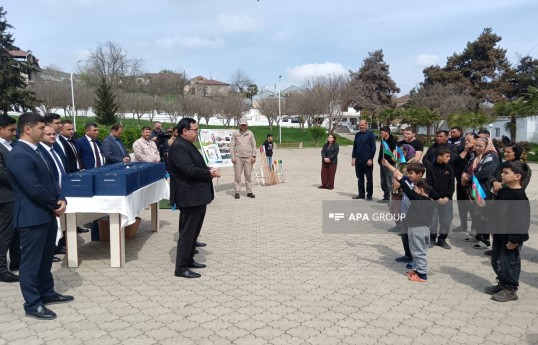 Növbəti köç karvanı Xocavənd şəhərinə çatıb, açarlar təqdim olunub - YENİLƏNİB-1  - FOTO 