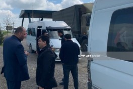 Növbəti köç karvanı Xocavənd şəhərinə çatıb, açarlar təqdim olunub - YENİLƏNİB-1  - FOTO 