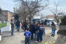 Növbəti köç karvanı Xocavənd şəhərinə çatıb, açarlar təqdim olunub - YENİLƏNİB-1  - FOTO 