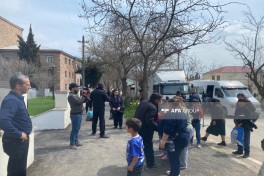 Növbəti köç karvanı Xocavənd şəhərinə çatıb, açarlar təqdim olunub - YENİLƏNİB-1  - FOTO 