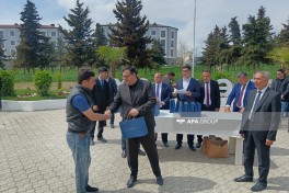 Növbəti köç karvanı Xocavənd şəhərinə çatıb, açarlar təqdim olunub - YENİLƏNİB-1  - FOTO 