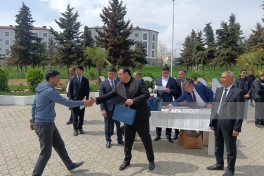 Növbəti köç karvanı Xocavənd şəhərinə çatıb, açarlar təqdim olunub - YENİLƏNİB-1  - FOTO 