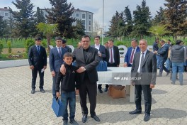 Növbəti köç karvanı Xocavənd şəhərinə çatıb, açarlar təqdim olunub - YENİLƏNİB-1  - FOTO 