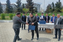 Növbəti köç karvanı Xocavənd şəhərinə çatıb, açarlar təqdim olunub - YENİLƏNİB-1  - FOTO 