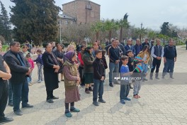 Növbəti köç karvanı Xocavənd şəhərinə çatıb, açarlar təqdim olunub - YENİLƏNİB-1  - FOTO 