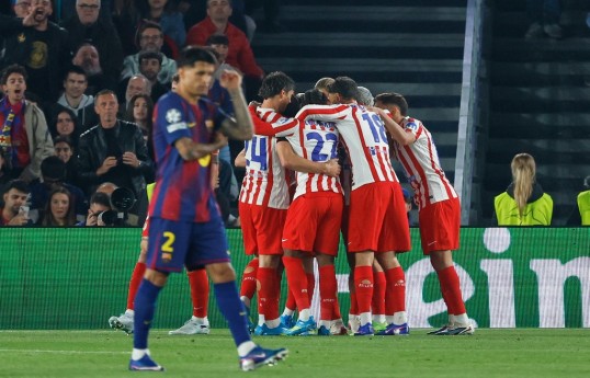 ÇL: “Barselona” öz meydanında “Atletiko Madrid"ə məğlub olub