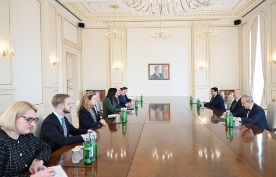 Prezident İlham Əliyev Litvanın Baş nazirini qəbul edib