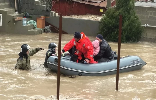 Dağıstanda əlverişsiz hava şəraitindən sonra vəziyyət gərgin olaraq qalır