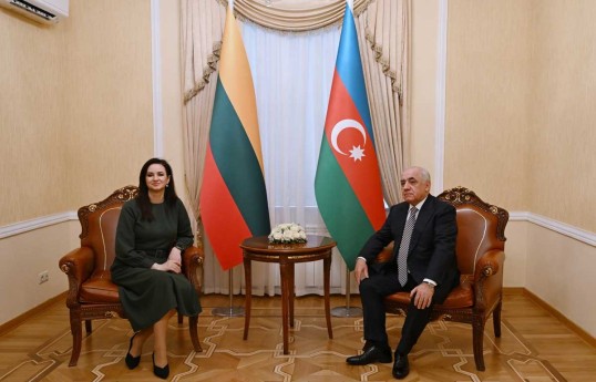 Azərbaycan və Litva Baş nazirləri əməkdaşlığın genişləndirilməsini müzakirə edib - YENİLƏNİB 