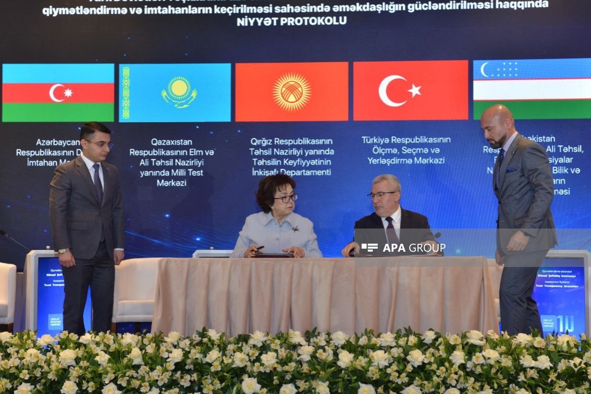 TDT ölkələri imtahan mərkəzləri arasında niyyət protokolu imzalanıb - FOTO 