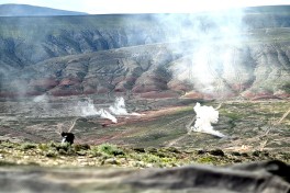 Azərbaycan Ordusunda döyüş atışlı taktiki təlim keçirilir