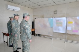 Azərbaycan Ordusunda döyüş atışlı taktiki təlim keçirilir