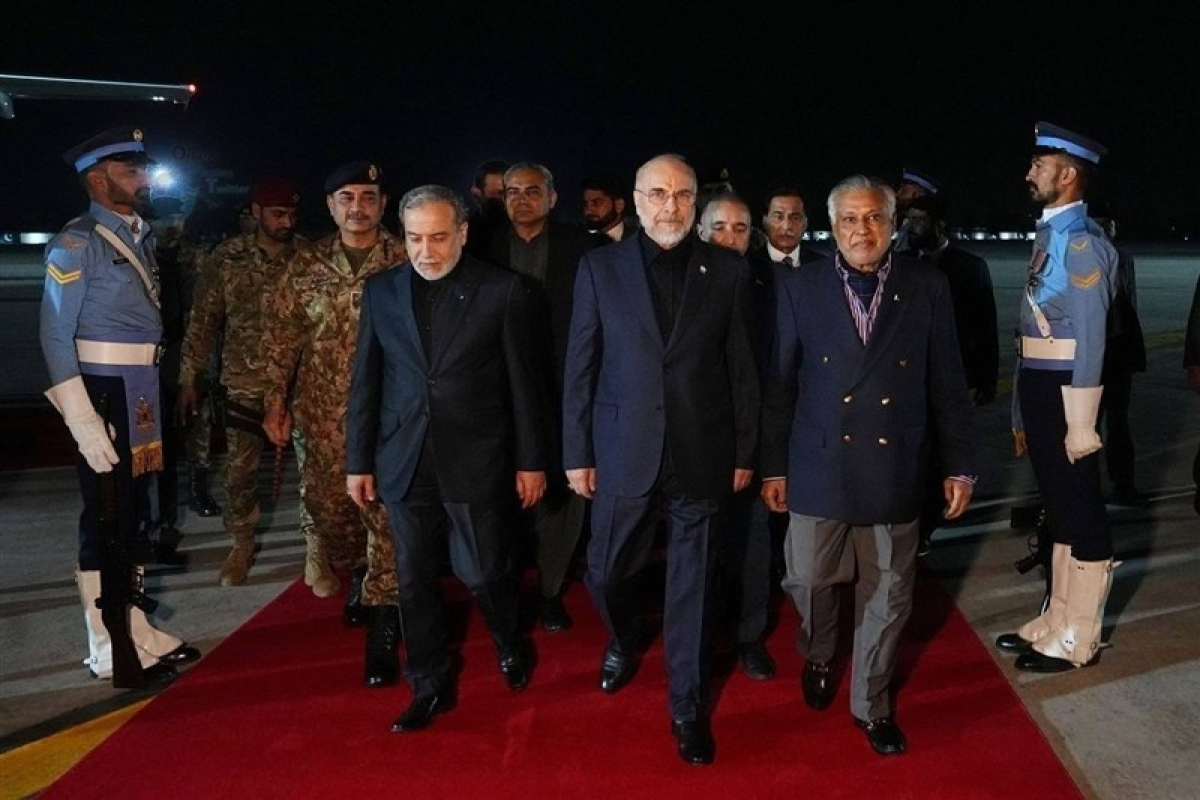 İran XİN başçısı Abbas Əraqçi, Parlamentin spikeri Məhəmməd Baqer Qalibaf, Pakistan xarici işlər naziri Məhəmməd İshaq Dar