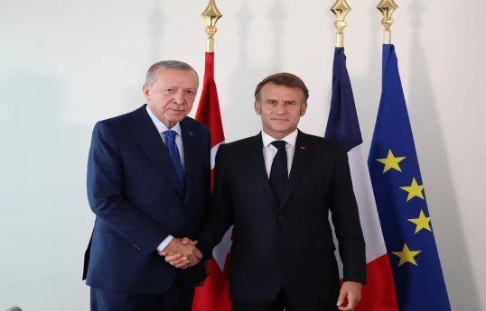 Türkiyə Prezidenti Rəcəb Tayyib Ərdoğan, Fransa Prezidenti Emmanuel Makron