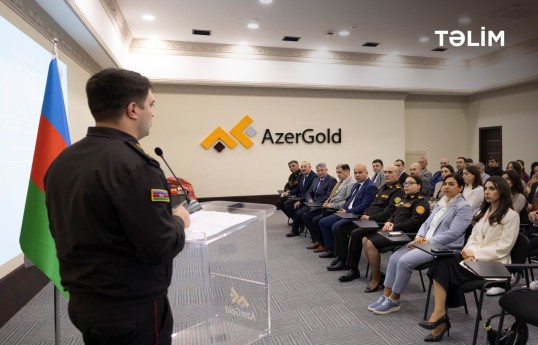 “AzerGold”da fövqəladə hallarda davranış qaydalarına dair tədbir keçirilib