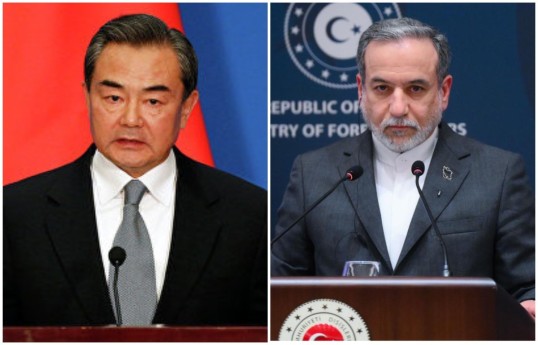 Çin XİN rəhbəri Van İ və İran XİN rəhbəri Abbas Əraqçi