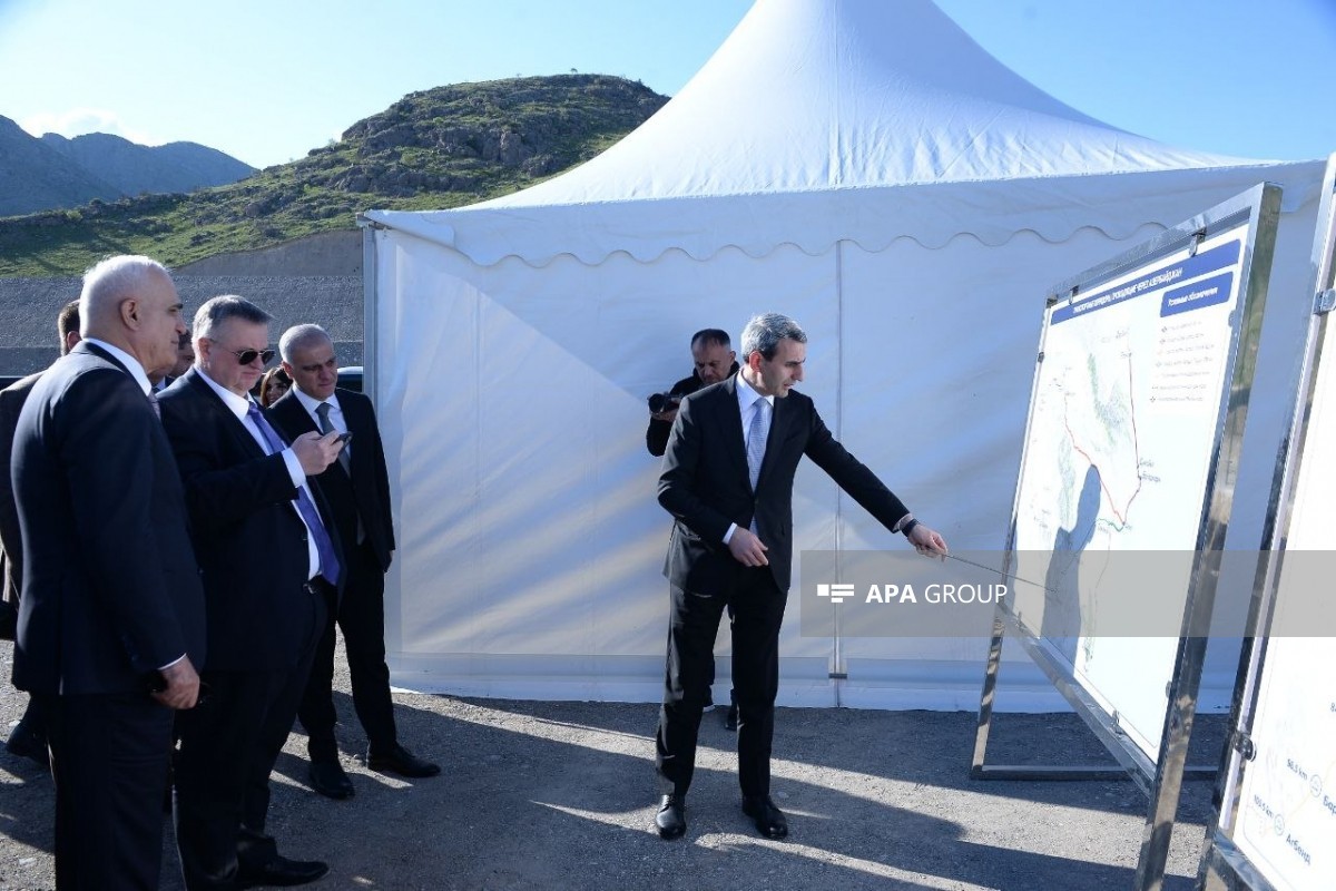 Şahin Mustafayev: Ağbənd körpüsü yaxın vaxtlarda istifadəyə veriləcək - FOTO 