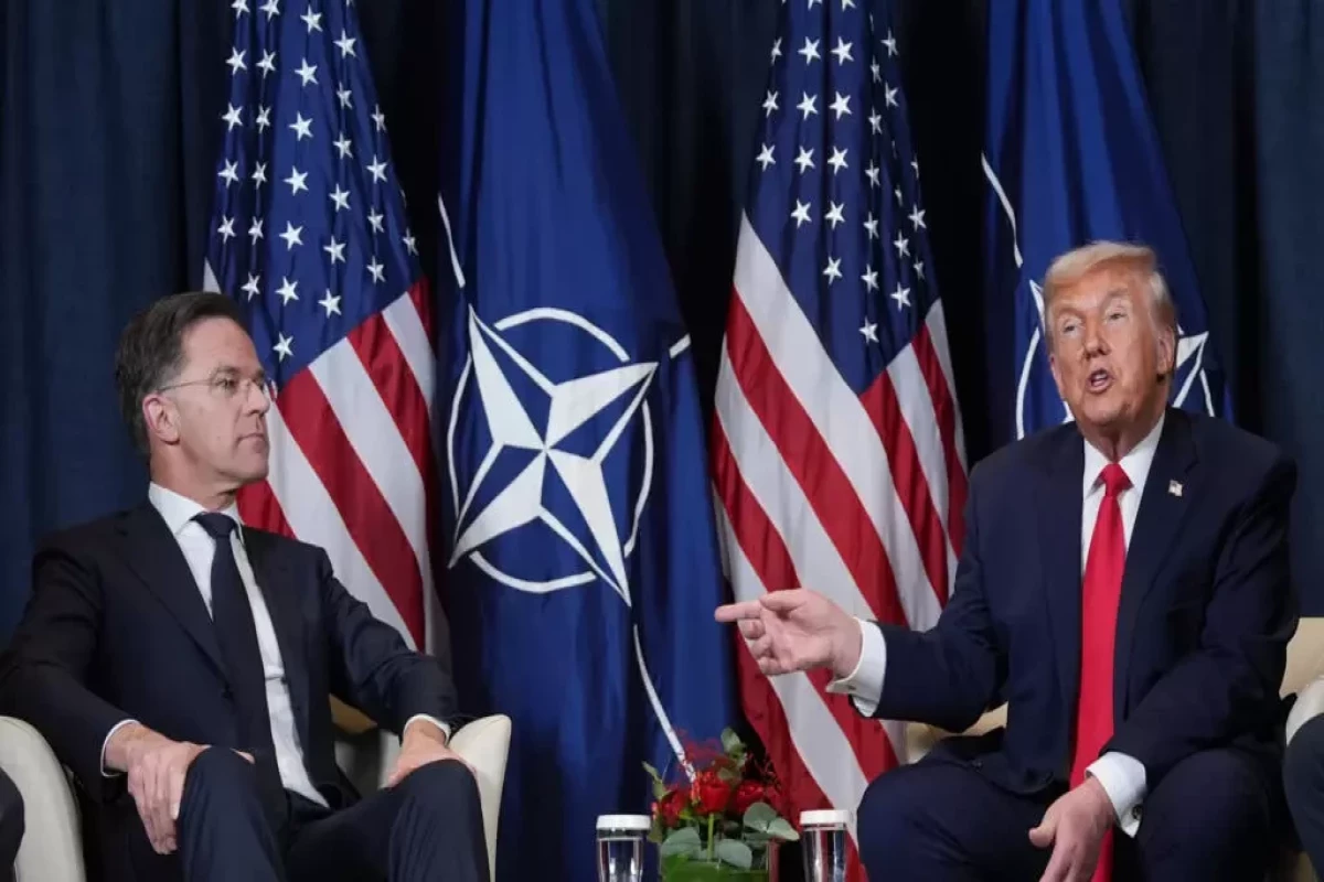 NATO Baş katibi Mark Rutte, ABŞ Prezidenti Donald Tramp