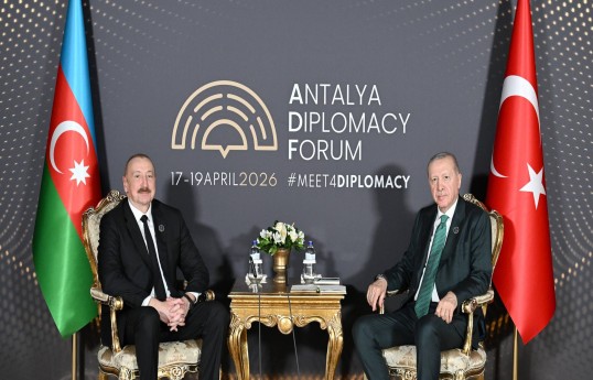 Antalyada Azərbaycan Prezidenti İlham Əliyevlə Türkiyə Prezidenti Rəcəb Tayyib Ərdoğanın görüşü keçirilib - YENİLƏNİB 
