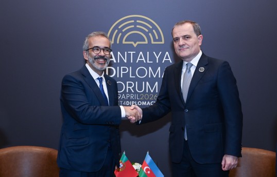 Ceyhun Bayramov Antalyada Portuqaliya XİN rəhbəri ilə görüşüb - YENİLƏNİB 