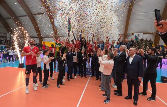 "Xilasedici" komandası voleybol üzrə Azərbaycan çempionu olub - FOTO 