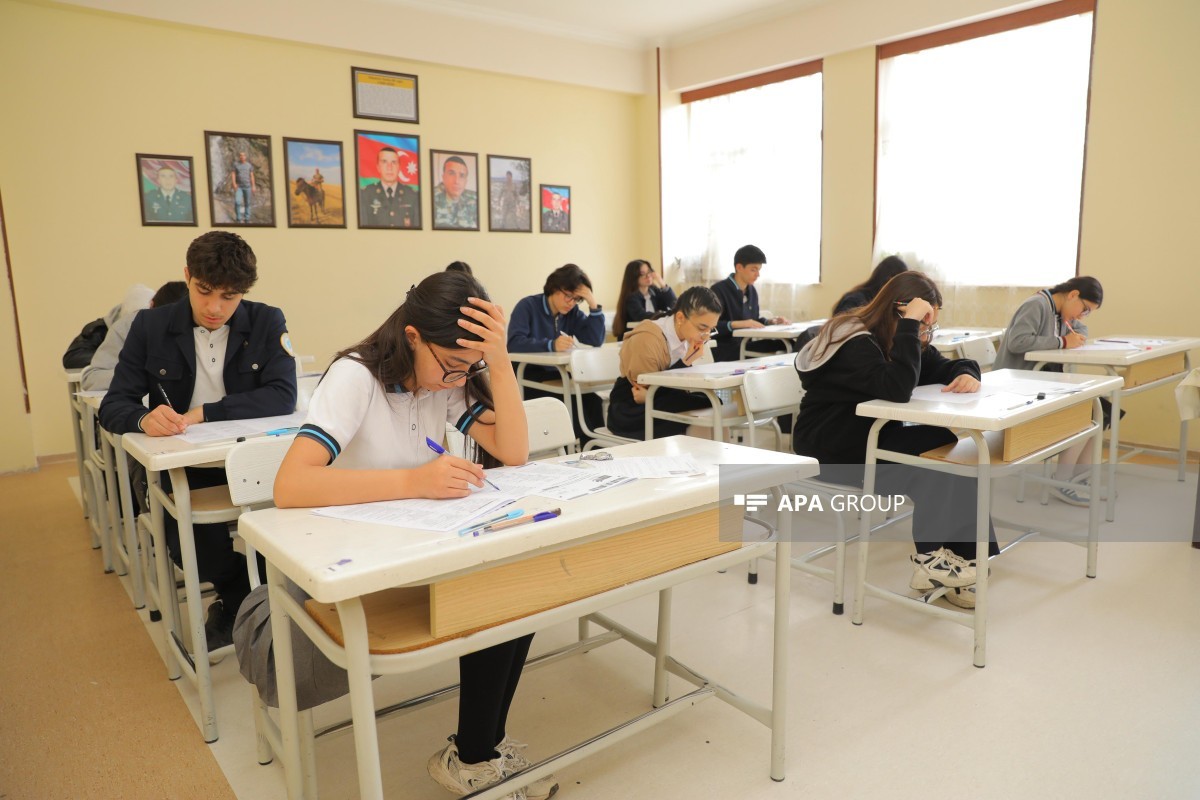 Naxçıvanda buraxılış imtahanı keçirilib