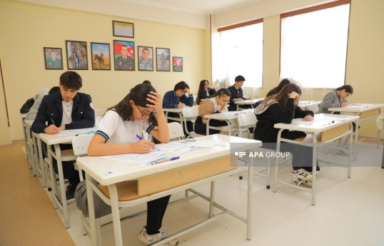 Naxçıvanda buraxılış imtahanı keçirilib