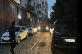 FHN Gəncədə şərti yanğın təlimi keçirib, nöqsanlar aşkar olub - FOTO  - VİDEO 